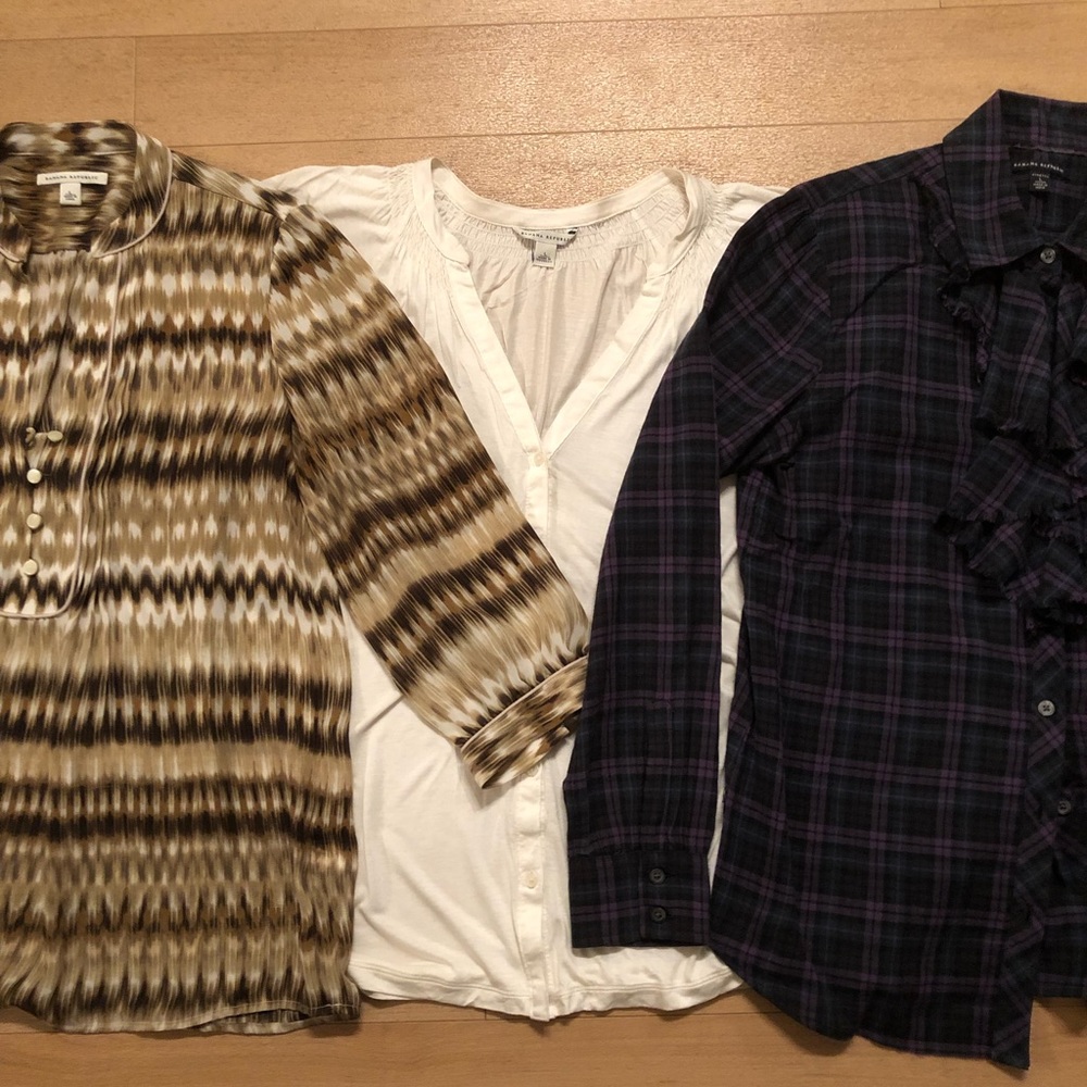 Banana Republic Women’s Tops 3 pieces size large
